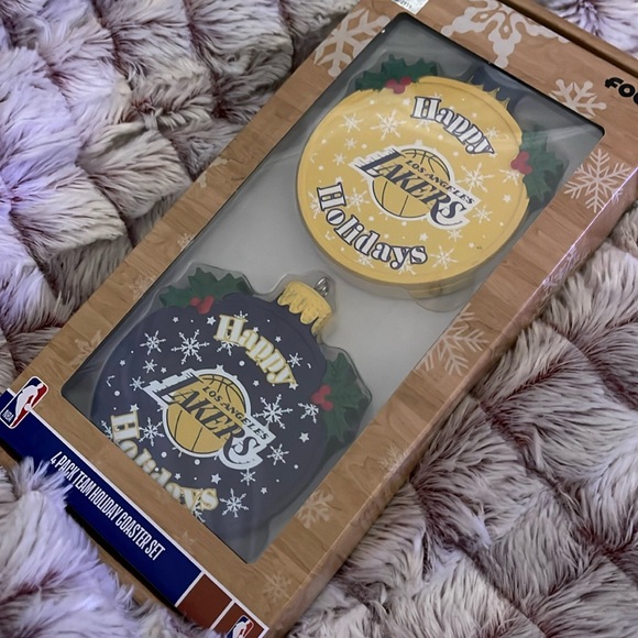 4 Pack Team Holiday Coaster Set - Picture 1 of 6